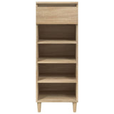 Schoenenkast 40x36x105 cm bewerkt hout sonoma eikenkleurig - AllerleiShop