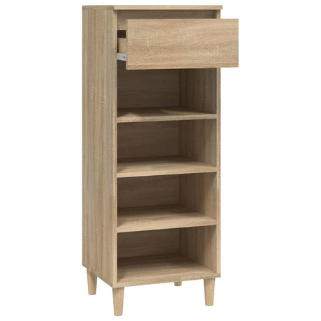 Schoenenkast 40x36x105 cm bewerkt hout sonoma eikenkleurig - AllerleiShop