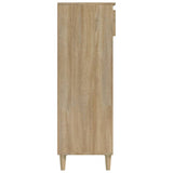 Schoenenkast 40x36x105 cm bewerkt hout sonoma eikenkleurig - AllerleiShop