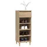 Schoenenkast 40x36x105 cm bewerkt hout sonoma eikenkleurig - AllerleiShop