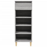 Schoenenkast 40x36x105 cm bewerkt hout grijs sonoma - AllerleiShop