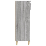 Schoenenkast 40x36x105 cm bewerkt hout grijs sonoma - AllerleiShop