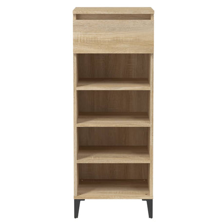 Schoenenrek 40x36x105 cm bewerkt hout sonoma eikenkleurig - AllerleiShop