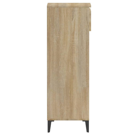 Schoenenrek 40x36x105 cm bewerkt hout sonoma eikenkleurig - AllerleiShop