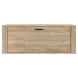 Wandschoenenkast 100x35x38 cm bewerkt hout sonoma eiken - AllerleiShop