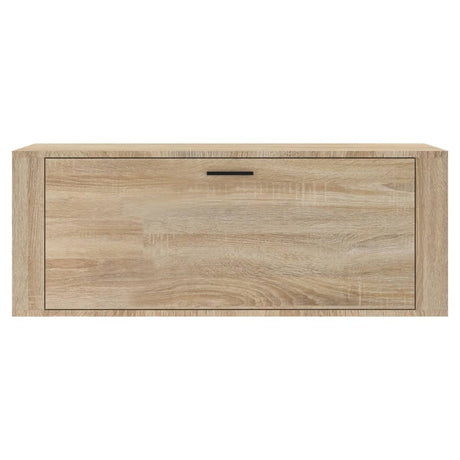 Wandschoenenkast 100x35x38 cm bewerkt hout sonoma eiken - AllerleiShop