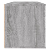 Wandschoenenkast 100x35x38 cm bewerkt hout grijs sonoma - AllerleiShop