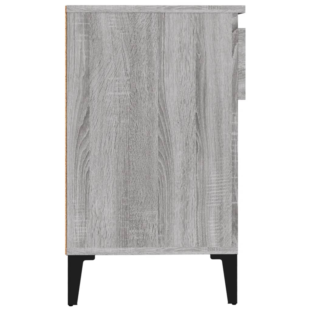 Schoenenkast 102x36x60 cm bewerkt hout sonoma grijs - AllerleiShop