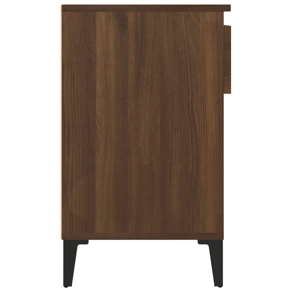 Schoenenkast 102x36x60 cm bewerkt hout bruin eikenkleur - AllerleiShop