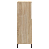 Hoge kast 60x36x110 cm bewerkt hout sonoma eikenkleurig - AllerleiShop