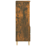 Hoge kast 40x36x110 cm bewerkt hout gerookt eiken - AllerleiShop