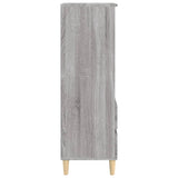 Hoge kast 40x36x110 cm bewerkt hout grijs sonoma - AllerleiShop