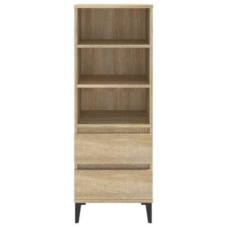 Hoge kast 40x36x110 cm bewerkt hout sonoma eiken - AllerleiShop