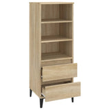 Hoge kast 40x36x110 cm bewerkt hout sonoma eiken - AllerleiShop