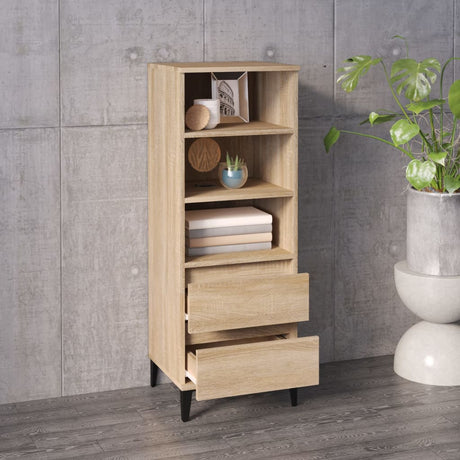 Hoge kast 40x36x110 cm bewerkt hout sonoma eiken - AllerleiShop