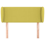 Hoofdbord met randen 93x23x78/88 cm stof groen