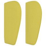 Hoofdbord met randen 93x23x78/88 cm stof groen
