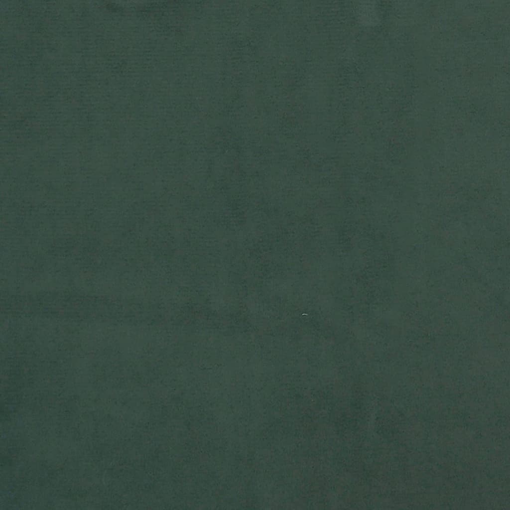 Hoofdbord met randen 103x23x78/88 cm fluweel donkergroen