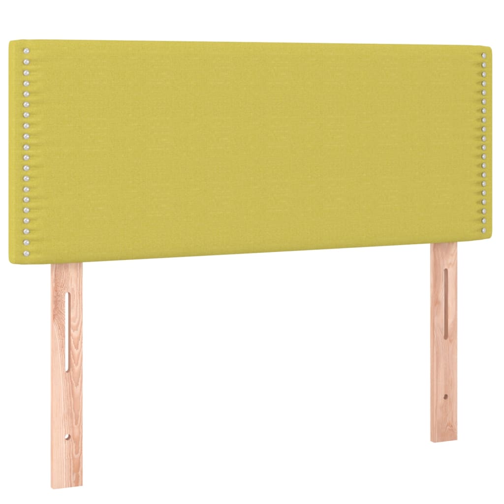Hoofdbord LED 90x5x78/88 cm stof groen