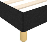 Bedframe zonder matras stof zwart 160x200 cm - AllerleiShop