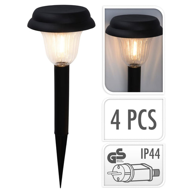 ProGarden Tuinlampen 4 st LED 11,5x35 cm - AllerleiShop