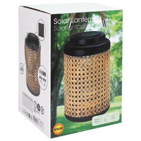 ProGarden LED-solarlantaarn met handgreep 15x23 cm - AllerleiShop