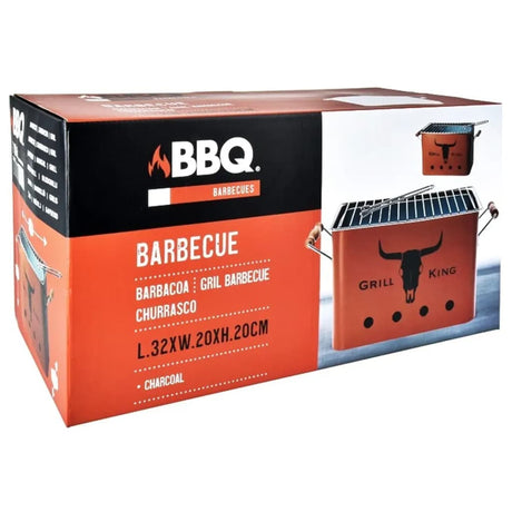 ProGarden Barbecuegrill rechthoekig mat oranje - AllerleiShop