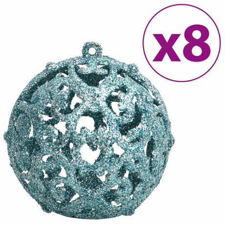 Kerstballen 100 st 3/4/6 cm turquoise - AllerleiShop