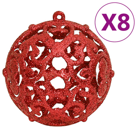 111-delige Kerstballenset polystyreen rood - AllerleiShop