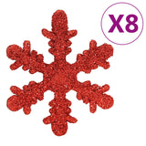 111-delige Kerstballenset polystyreen rood - AllerleiShop