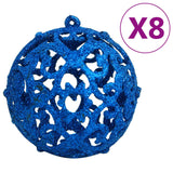 111-delige Kerstballenset polystyreen blauw - AllerleiShop