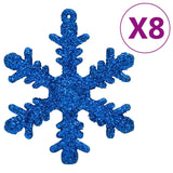 111-delige Kerstballenset polystyreen blauw - AllerleiShop