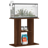 Aquariumstandaard 60x30x60 cm bewerkt hout bruin eikenkleur