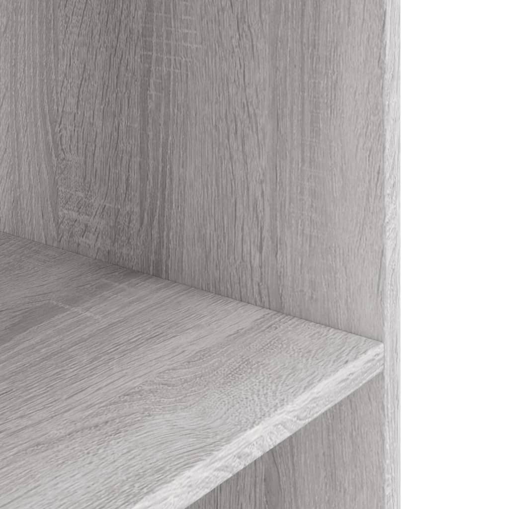 Aquariumstandaard 80x35x60 cm bewerkt hout grijs sonoma