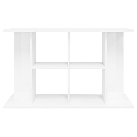 Aquariumstandaard 100x40x60 cm bewerkt hout hoogglans wit