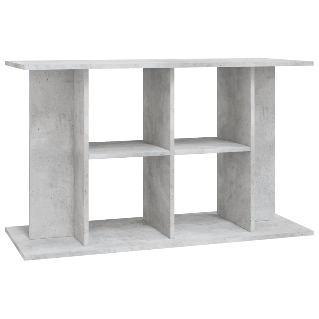 Aquariumstandaard 100x40x60 cm bewerkt hout betongrijs