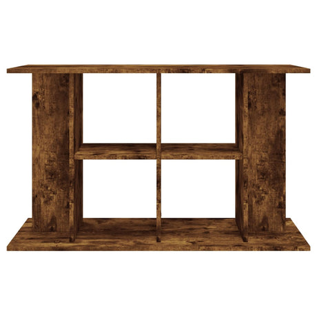 Aquariumstandaard 100x40x60 cm bewerkt hout gerookt eikenkleur - AllerleiShop