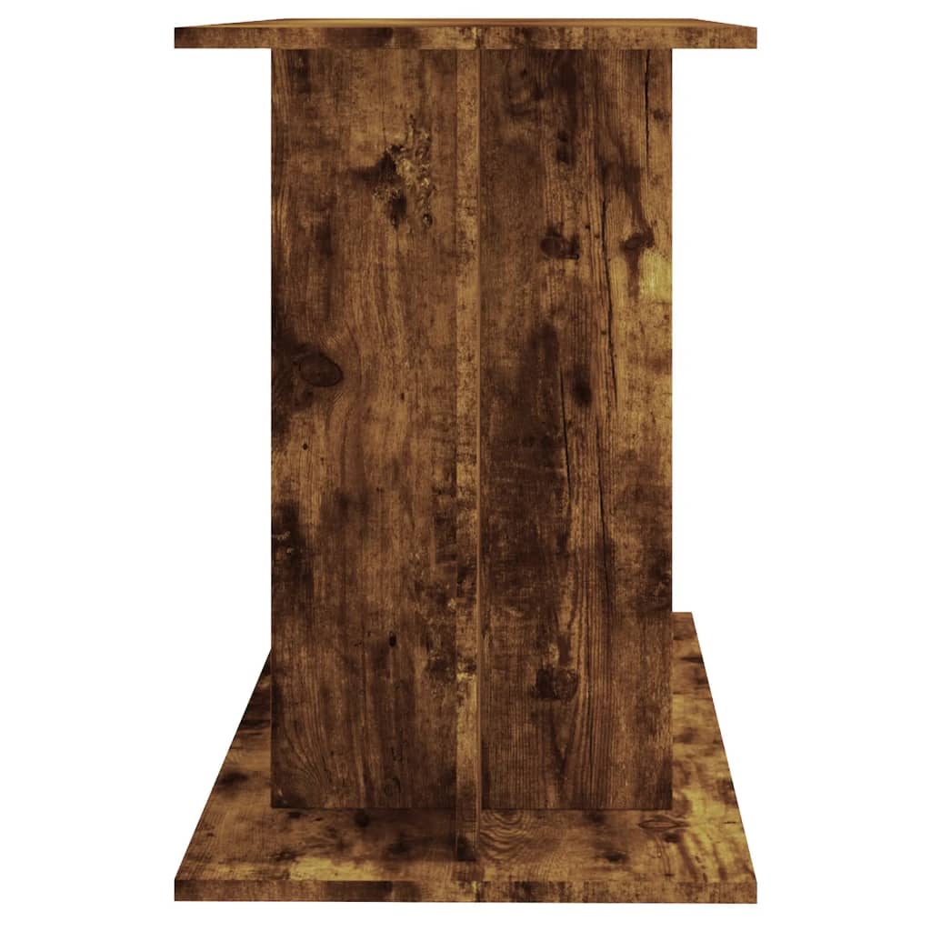 Aquariumstandaard 100x40x60 cm bewerkt hout gerookt eikenkleur - AllerleiShop