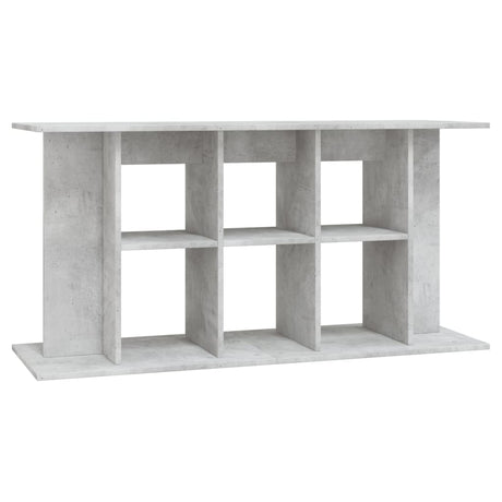 Aquariumstandaard 120x40x60 cm bewerkt hout betongrijs