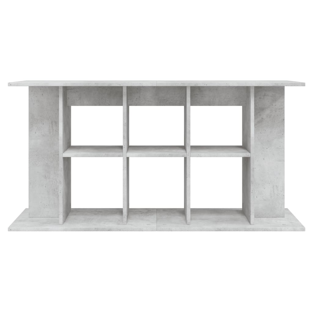 Aquariumstandaard 120x40x60 cm bewerkt hout betongrijs