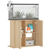 Aquariumstandaard 81x36x73 cm bewerkt hout sonoma eikenkleurig