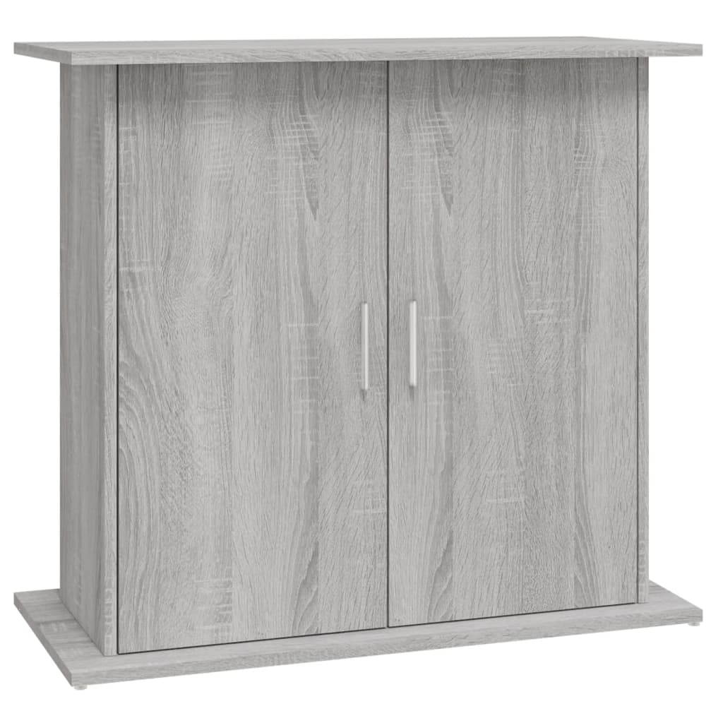 Aquariumstandaard 81x36x73 cm bewerkt hout grijs sonoma eiken