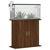 Aquariumstandaard 81x36x73 cm bewerkt hout bruin eikenkleur