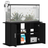 Aquariumstandaard 101x41x58 cm bewerkt hout zwart