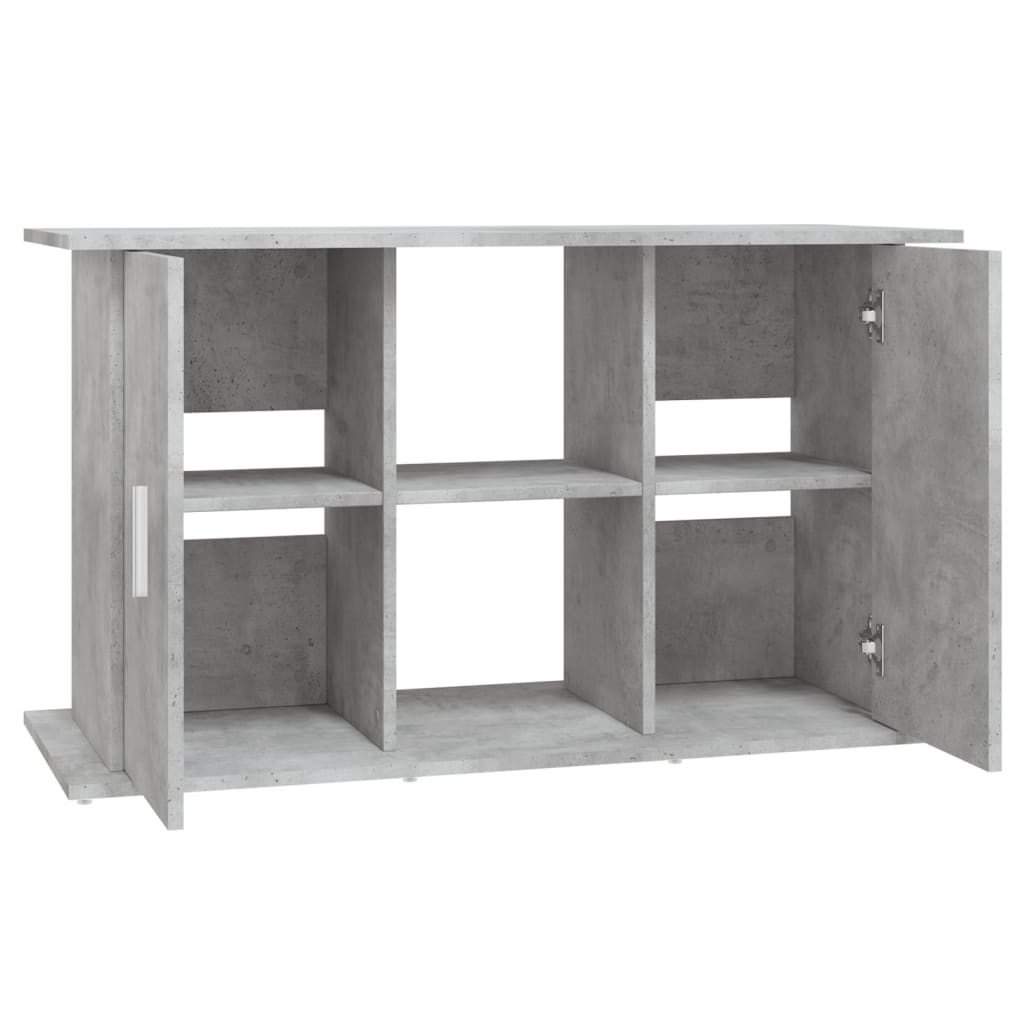 Aquariumstandaard 101x41x58 cm bewerkt hout betongrijs