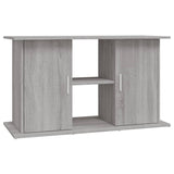 Aquariumstandaard 101x41x58 cm bewerkt hout grijs sonoma eiken