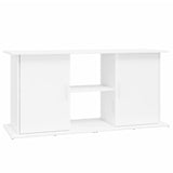 Aquariumstandaard 121x41x58 cm bewerkt hout hoogglans wit