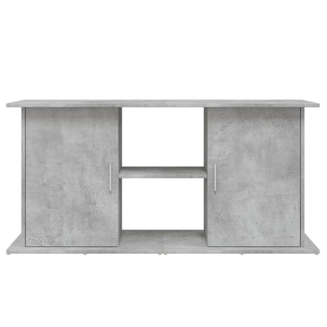 Aquariumstandaard 121x41x58 cm bewerkt hout betongrijs