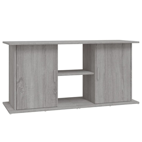 Aquariumstandaard 121x41x58 cm bewerkt hout grijs sonoma eiken