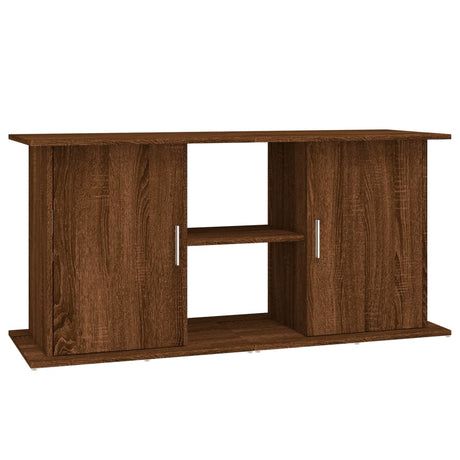 Aquariumstandaard 121x41x58 cm bewerkt hout bruin eikenkleur